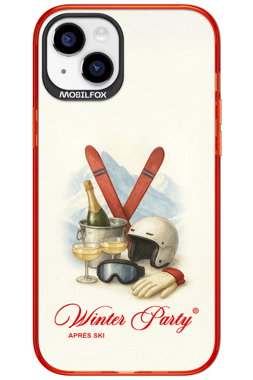 Winter Ski Party - Apple iPhone 15 Plus