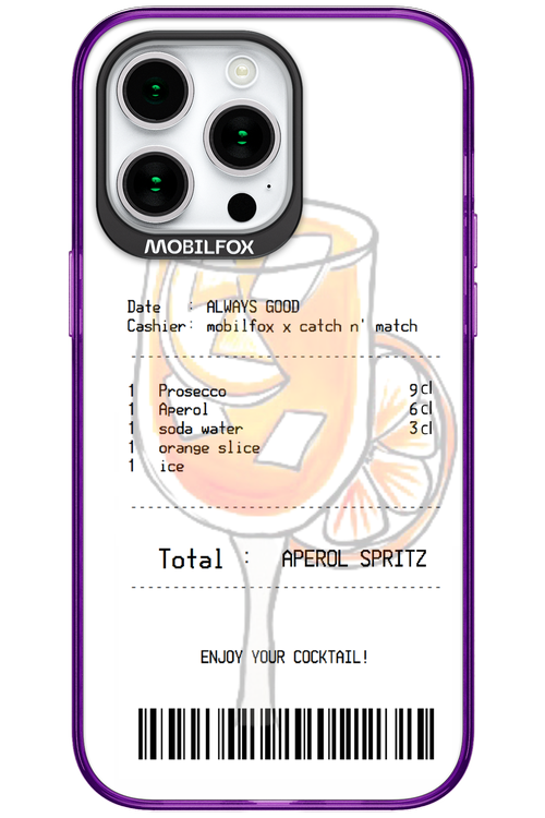 aperol spritz cocktail - Apple iPhone 15 Pro Max