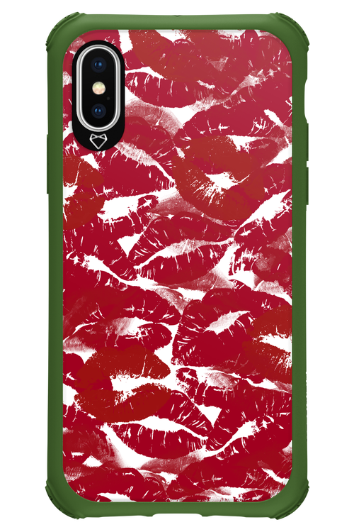 Burgundy and Kiss 2.0 - Apple iPhone X