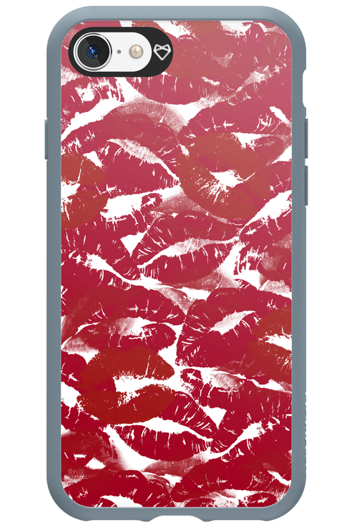Burgundy and Kiss 2.0 - Apple iPhone SE 2022