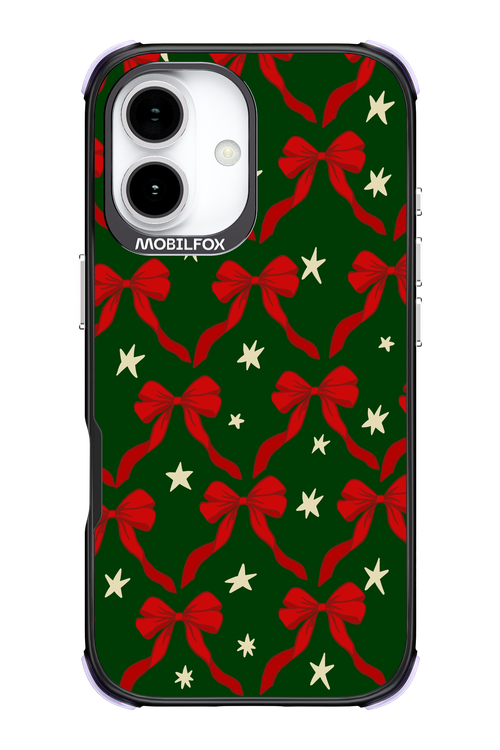 Bow & Stars (Green) - Apple iPhone 17