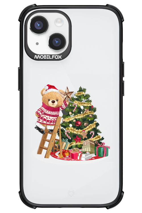 Christmas Bear (Transparent) - Apple iPhone 14