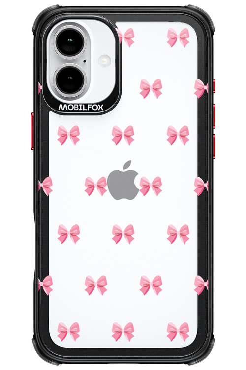 Pinky Bow - Apple iPhone 16 Plus