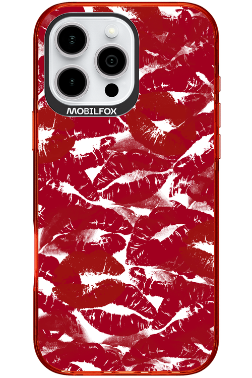 Burgundy and Kiss 2.0 - Apple iPhone 16 Pro Max