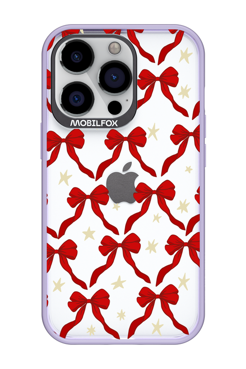 Bow & Stars (Transparent) - Apple iPhone 13 Pro