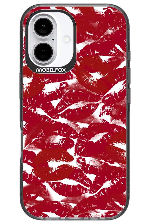 Burgundy and Kiss 2.0 - Apple iPhone 16