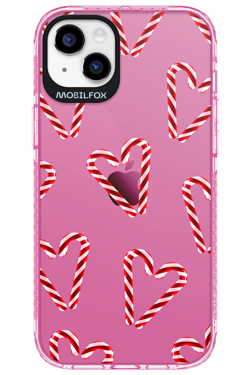 Candy Cane Hearts - Apple iPhone 14 Plus