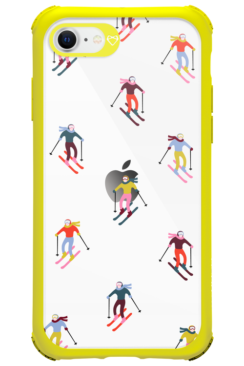 Snow Motion (Transparent) - Apple iPhone SE 2020