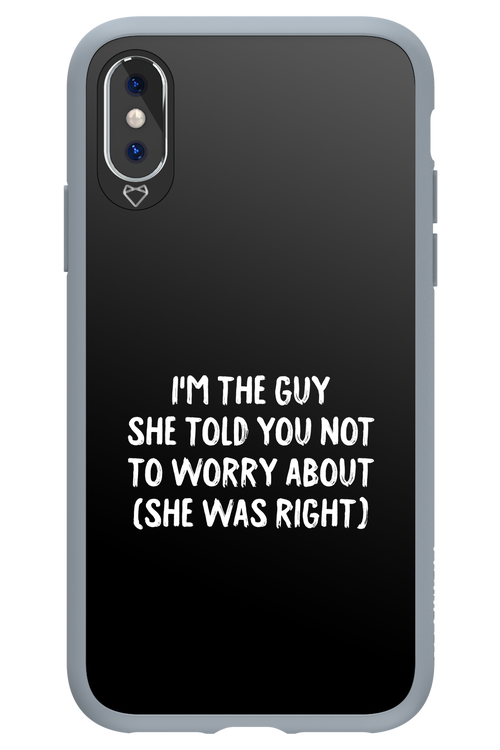 She was right 2.0 - Apple iPhone X