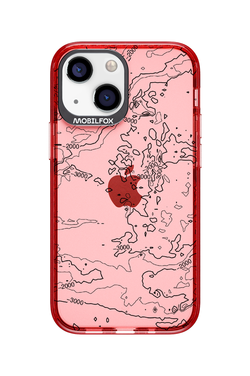 Contour Map - Apple iPhone 13 Mini