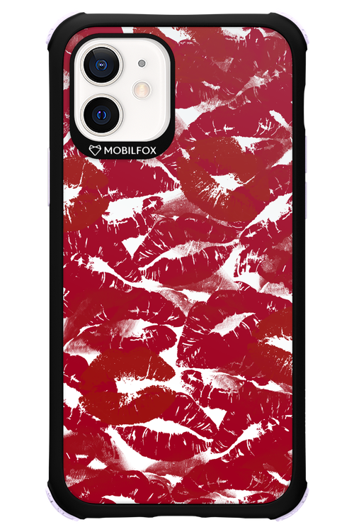 Burgundy and Kiss 2.0 - Apple iPhone 12