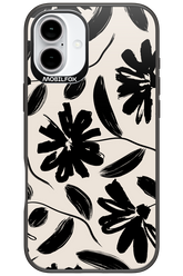 Monochrome Flowerss - Apple iPhone 16 Plus