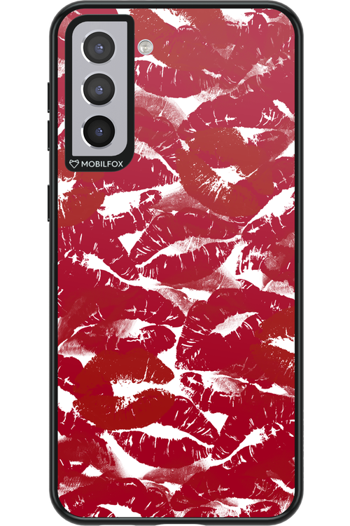 Burgundy and Kiss 2.0 - Samsung Galaxy S21+