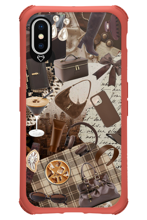 Brown Love - Apple iPhone X