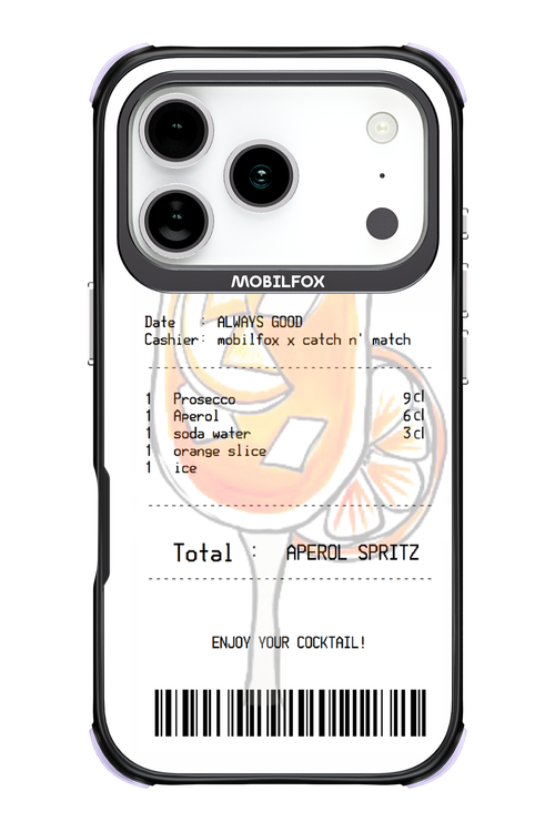 aperol spritz cocktail - Apple iPhone 17 Pro