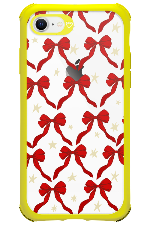 Bow & Stars (Transparent) - Apple iPhone 8
