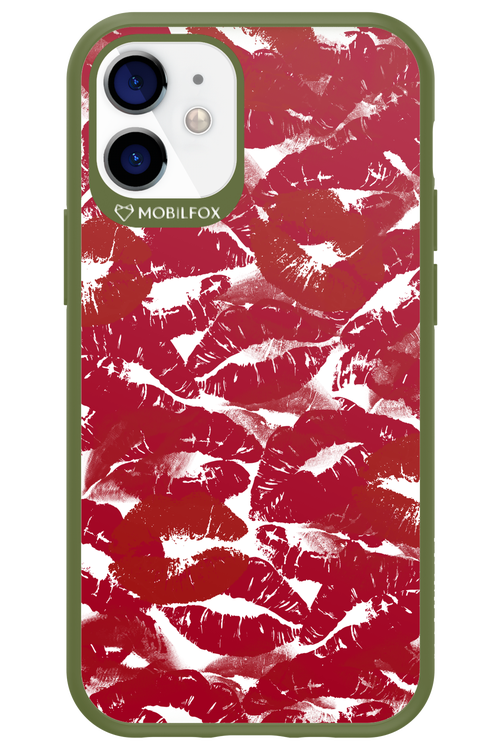 Burgundy and Kiss 2.0 - Apple iPhone 12 Mini