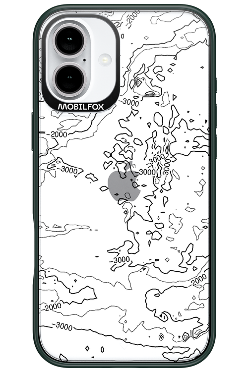 Contour Map - Apple iPhone 16 Plus