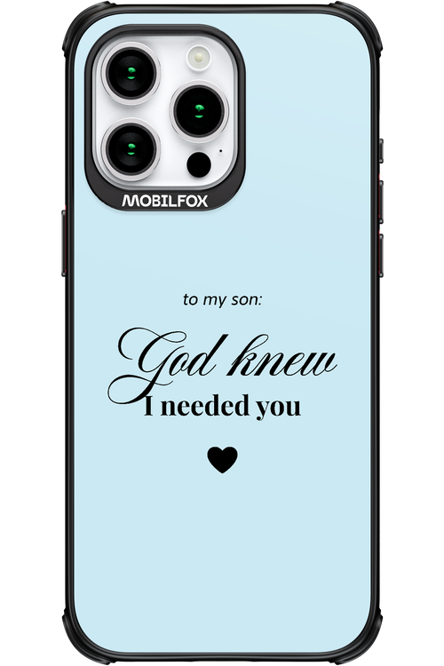 To My Son 2.0 - Apple iPhone 15 Pro Max