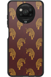 Burgundy Leopard Pattern - Xiaomi Poco X3 NFC
