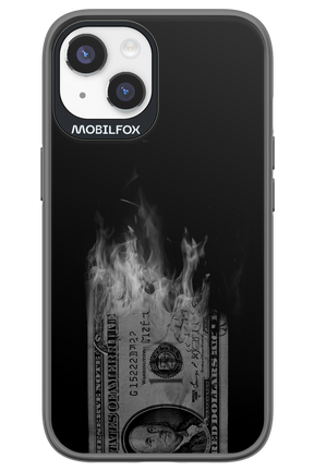 Money Burn B&W - Apple iPhone 14