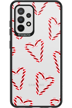 Candy Cane Hearts - Samsung Galaxy A52 / A52 5G / A52s