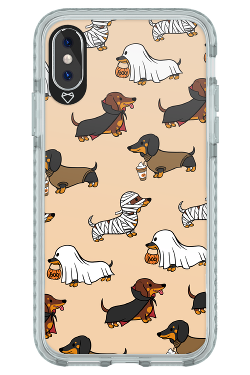 Scary Dachshund - Apple iPhone XS