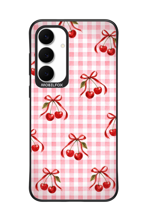 Pink Cherry Checked 2.0 - Samsung S25 FE