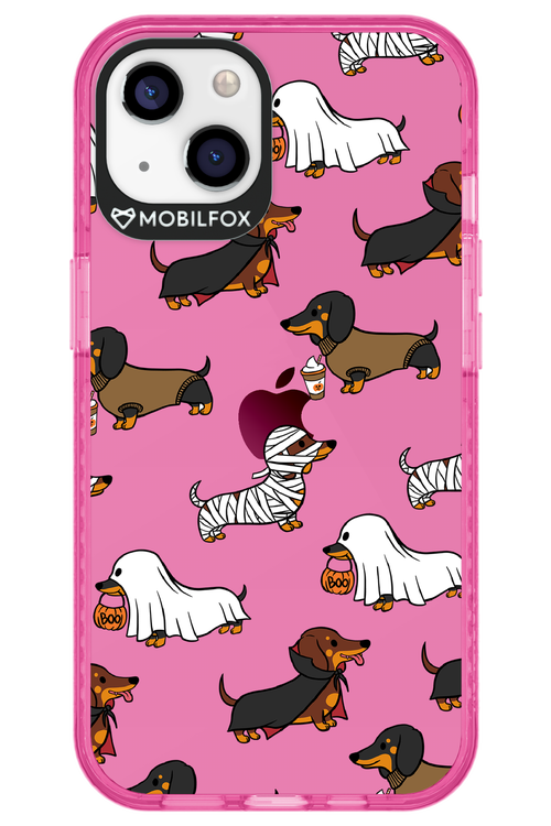 Scary Dachshund (Transparent) - Apple iPhone 13