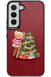 Christmas Bear (Burgundy) - Samsung Galaxy S22