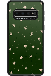 Forest Green Stars - Samsung Galaxy S10