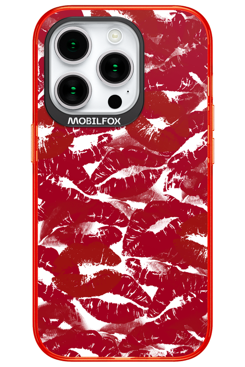 Burgundy and Kiss 2.0 - Apple iPhone 15 Pro