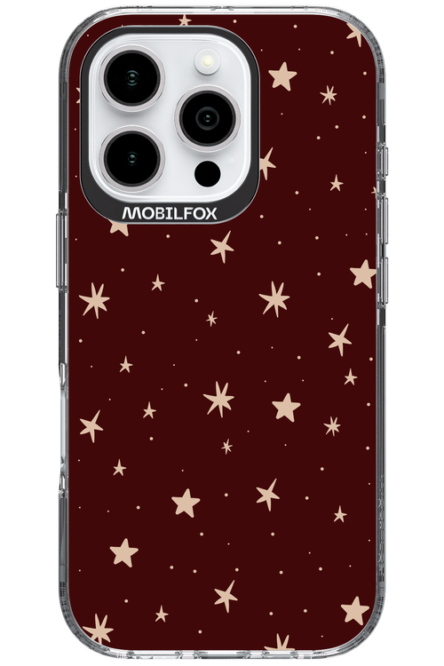 Burgundy Stars - Apple iPhone 16 Pro