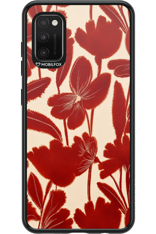 Burgundy Flowers 2.0 - Samsung Galaxy A41