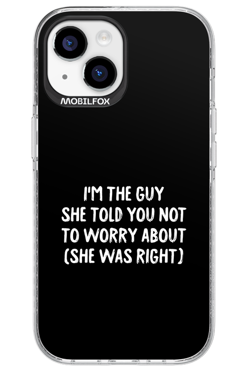 She was right 2.0 - Apple iPhone 15