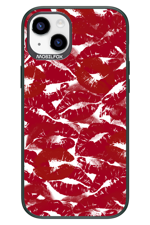 Burgundy and Kiss 2.0 - Apple iPhone 14 Plus