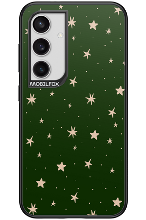 Forest Green Stars - Samsung Galaxy S24