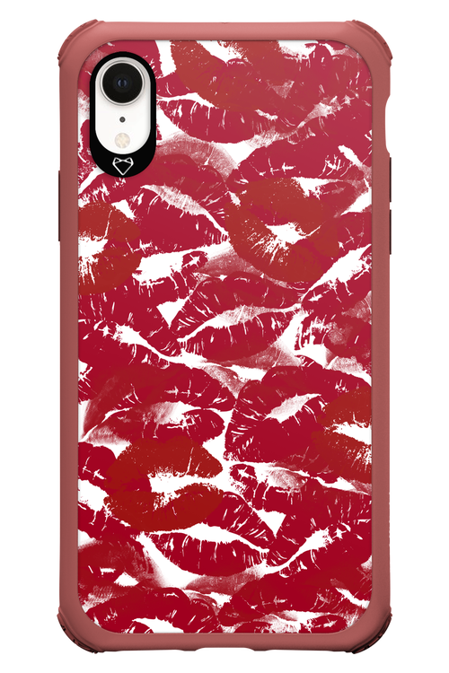 Burgundy and Kiss 2.0 - Apple iPhone XR