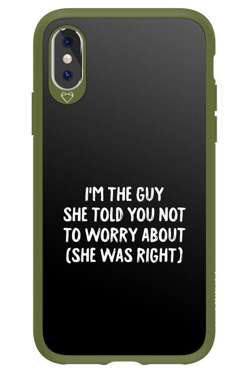 She was right 2.0 - Apple iPhone X