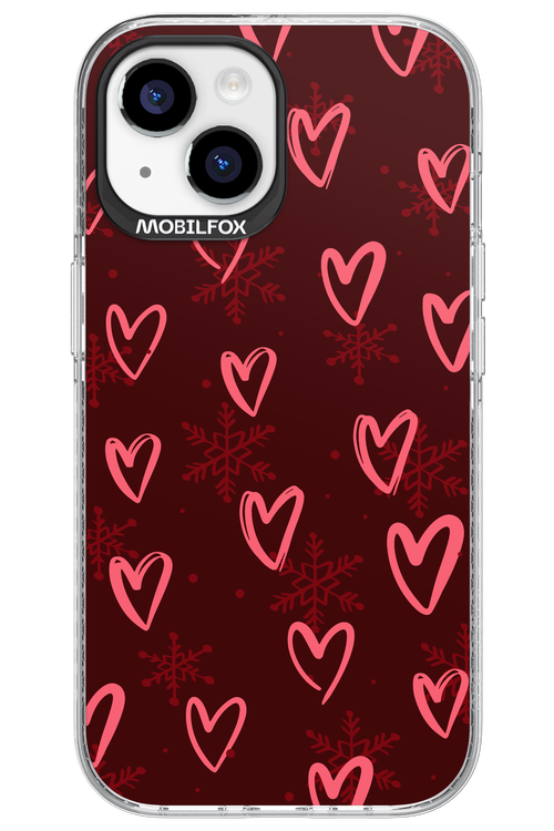 Christmas Hearts - Apple iPhone 15