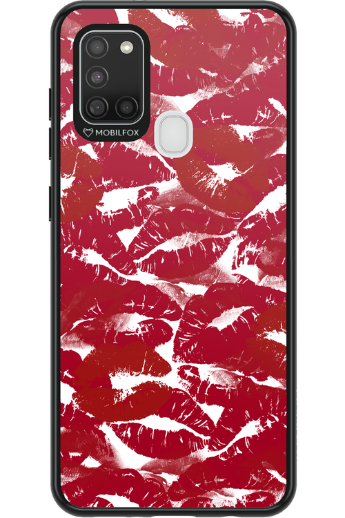 Burgundy and Kiss - Samsung Galaxy A21 S