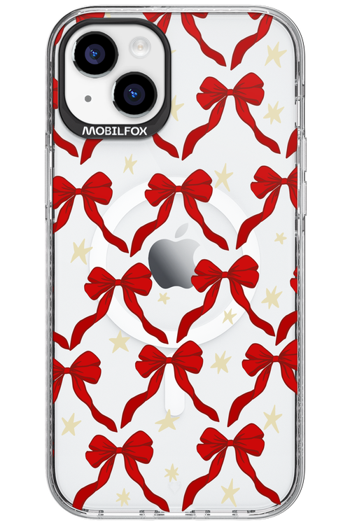 Bow & Stars (Transparent) - Apple iPhone 15 Plus