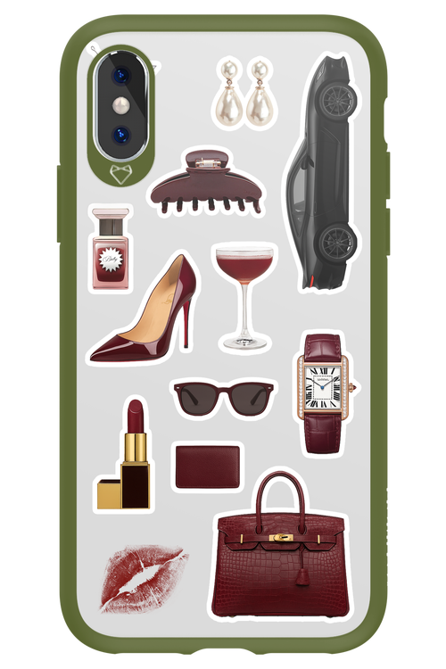 Classy Burgundy - Apple iPhone X