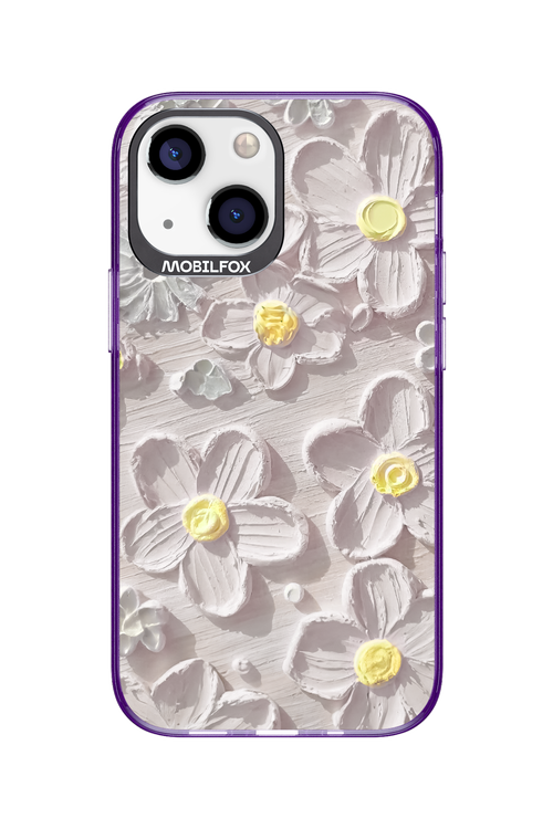 White Flowers - Apple iPhone 13 Mini