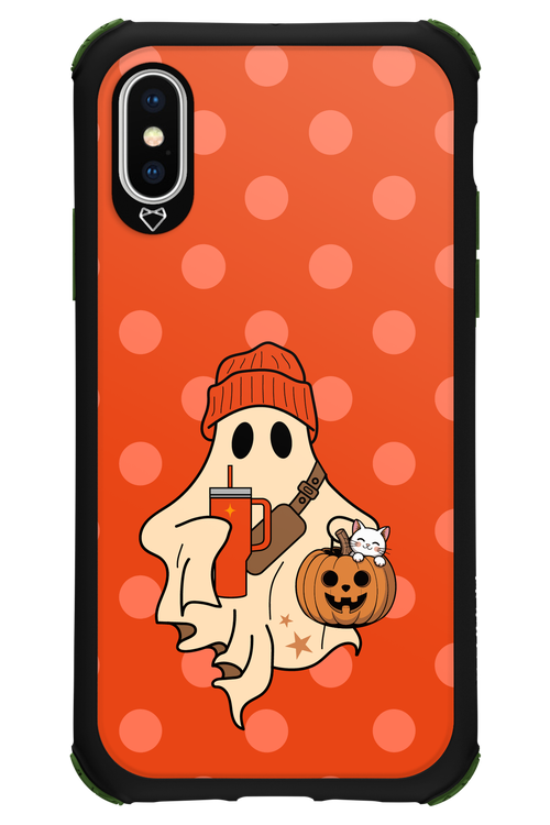 Ghost Girl (Orange) - Apple iPhone X