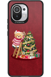 Christmas Bear (Burgundy) - Xiaomi Mi 11 5G