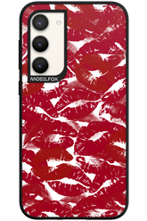 Burgundy and Kiss - Samsung Galaxy S23 Plus
