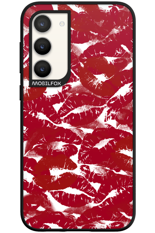 Burgundy and Kiss - Samsung Galaxy S23 Plus
