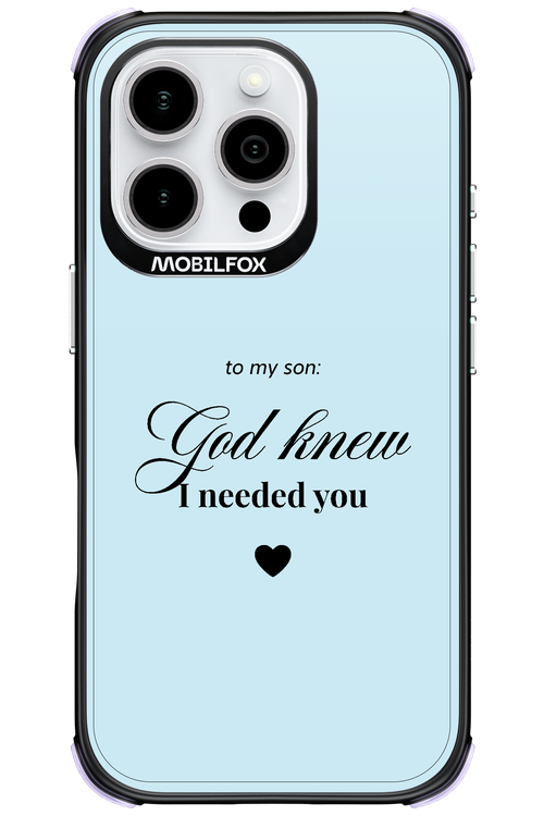 To My Son 2.0 - Apple iPhone 16 Pro