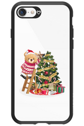 Christmas Bear (Transparent) - Apple iPhone SE 2020